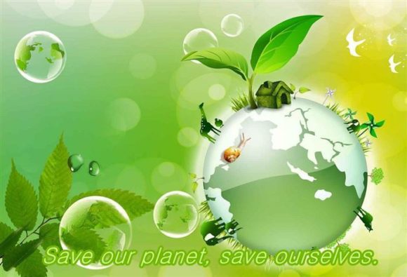 Save Earth Slogans in Hindi Poster