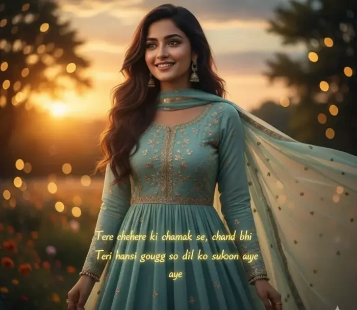 Tareef Shayari for Beautiful Girl in English: Sweet Words That Make Her Smile Why Tareef Shayari Feels So Special (1)