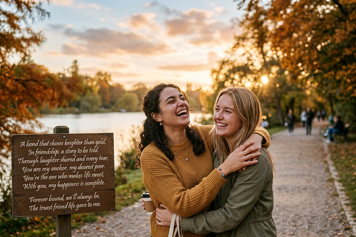 Shayari for Best Friend in English: Because Real Friends Stay No Matter What Most Beautiful Shayari for Best Friend in English