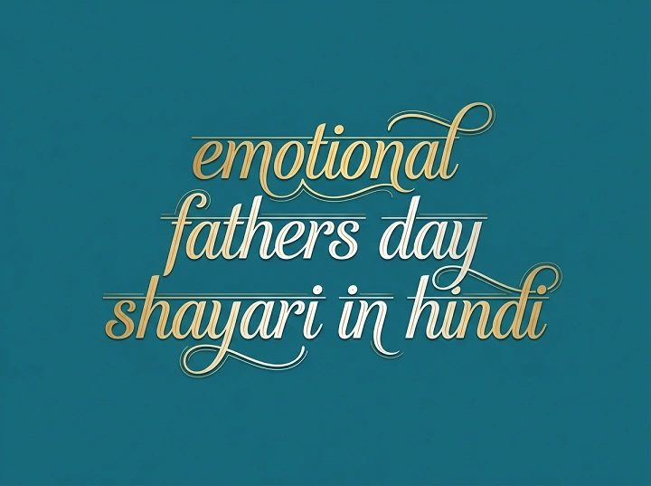 Emotional Father’s Day Shayari in Hindi: जब दिल से पापा को Thank You कहना हो emotional fathers day shayari in hindi